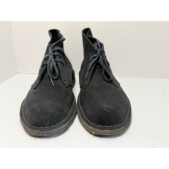 Clarks Originals Desert Boot Black Suede Crepe Sole Men\'s Size 7.5 US main image 11
